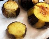 ゆかりのイブクロ　　まる茄子の大葉田楽作り方7写真