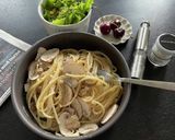 香り高いマッシュルームパスタ作り方9写真