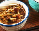 茶えのき茸の自家製 梅なめ茸作り方5写真