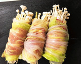 白菜とエノキと薄切り豚の満足巻き作り方4写真