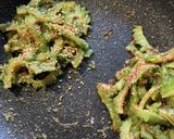 ゴーヤの常備菜・胡麻と鰹節味作り方4写真