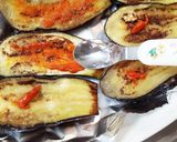 ワインに合う♪なすのハリッサチーズ焼き作り方5写真