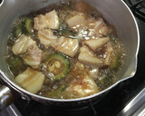 豚バラ肉とゴーヤーまるごとの煮物作り方6写真