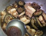 豚バラ肉とゴーヤーまるごとの煮物作り方8写真