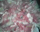 豚肉とキャベツの鍋蒸し煮☆ピリ辛たれ作り方3写真