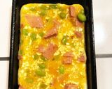 枝豆とスパム（ハム・ウインナー）卵焼き作り方4写真