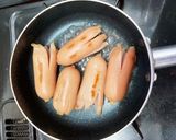 フランクフルトで大きなタコさんウィンナー作り方3写真