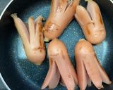 フランクフルトで大きなタコさんウィンナー作り方5写真