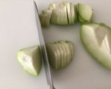 はやとうり♪薬味だれの漬けもの作り方6写真