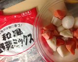 和風野菜ミックスで☆鶏むね肉の照り焼き丼作り方1写真