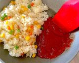 夏休みランチ❤ふわとろオムライス。ஐஃ作り方4写真
