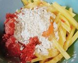 ＊挽き肉とじゃがいものチーズ焼き＊作り方1写真