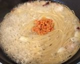 ワンパン簡単★明太エビスープパスタ作り方4写真