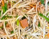 キムチ豚ミンチ丼作り方3写真