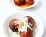 味変で♪【揚げたこ焼き（チーズ＆チリ）】作り方2写真