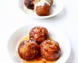 味変で♪【揚げたこ焼き（チーズ＆チリ）】作り方3写真