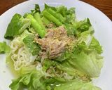 グリーンサラダ風冷やし麺、塩らーめんで作り方7写真