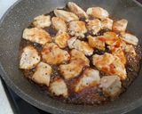 ダイエットメニュー 鶏胸肉のケチャップ丼作り方5写真