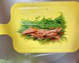 ポルトギューと水菜の生春巻き作り方3写真
