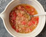 トマトとツナの冷やだしうどん作り方1写真