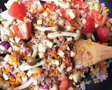 夏野菜とキノコの♡アーモンドキーマカレー作り方3写真