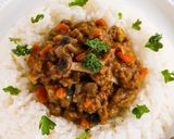 夏野菜とキノコの♡アーモンドキーマカレー作り方6写真