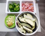万願寺唐辛子とナスの味噌炒め作り方1写真