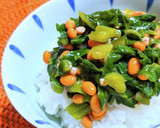 つるむらさきと納豆の梅和え作り方5写真