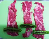 【作り置き】おかか梅のししとう肉巻き作り方3写真