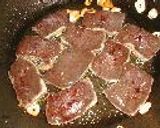 牛レバーのにんにく炒め作り方2写真