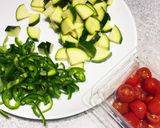 夏野菜ピザ風春巻作り方1写真