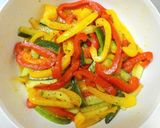夏野菜ズッキーニとパプリカのカレーマリネ作り方6写真