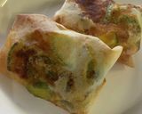 夏野菜ピザ風春巻作り方4写真