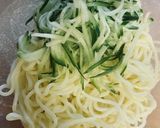 国産ピーナッツペーストタレ蒲鉾冷やし中華作り方3写真