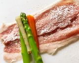 簡単 肉巻き野菜 市販タレで作り方4写真