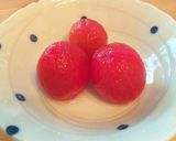 夏のデザート☆トマトのレモン漬け作り方7写真