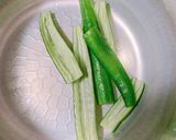 離乳食初期→中期　オクラ作り方4写真