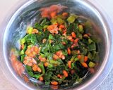 つるむらさきと納豆うどん作り方2写真