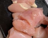 鶏むね肉と枝豆のペペロンチーノ作り方2写真