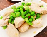 鶏むね肉と枝豆のペペロンチーノ作り方5写真