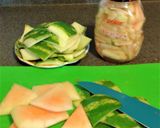 スイカの外皮きんぴら作り方1写真