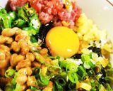 トロたく爆弾丼作り方5写真
