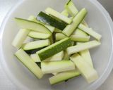 夏野菜ズッキーニとパプリカのカレーマリネ作り方2写真