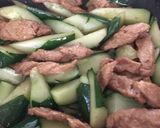 キュウリと大豆のお肉でアッサリ炒め❣️作り方2写真