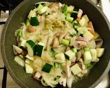 余り夏野菜を消費＊スパニッシュオムレツ♪作り方2写真