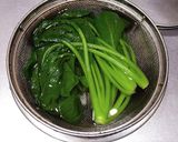 小松菜のたまご豆腐和え作り方2写真