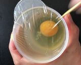 ポーチドエッグ②レンジで作る編作り方3写真
