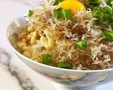 しらすでおつまみ。なめ茸と辛子乗せ作り方3写真