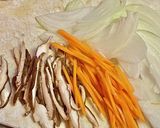 簡単・あり合わせ野菜の素麺＆ソーセージ作り方1写真