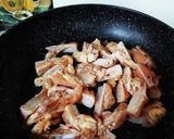 鶏軟骨(ヤゲン)のピリ辛炒め作り方3写真